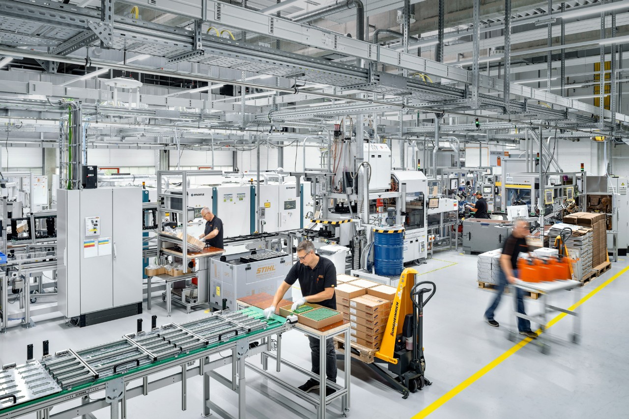 32.000.000 componentes salen de la planta de fundición a presión de magnesio de STIHL en Weinsheim cada año.
